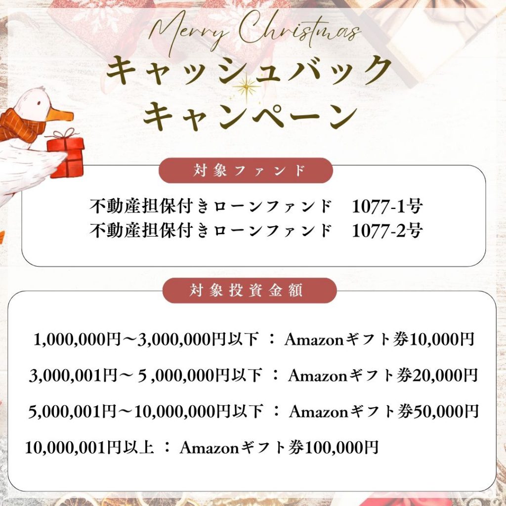 最大利回り9.5％可能！キャッシュバックキャンペーンのお知らせ ｜融資型クラウドファンディングによる資産運用ならLENDEX