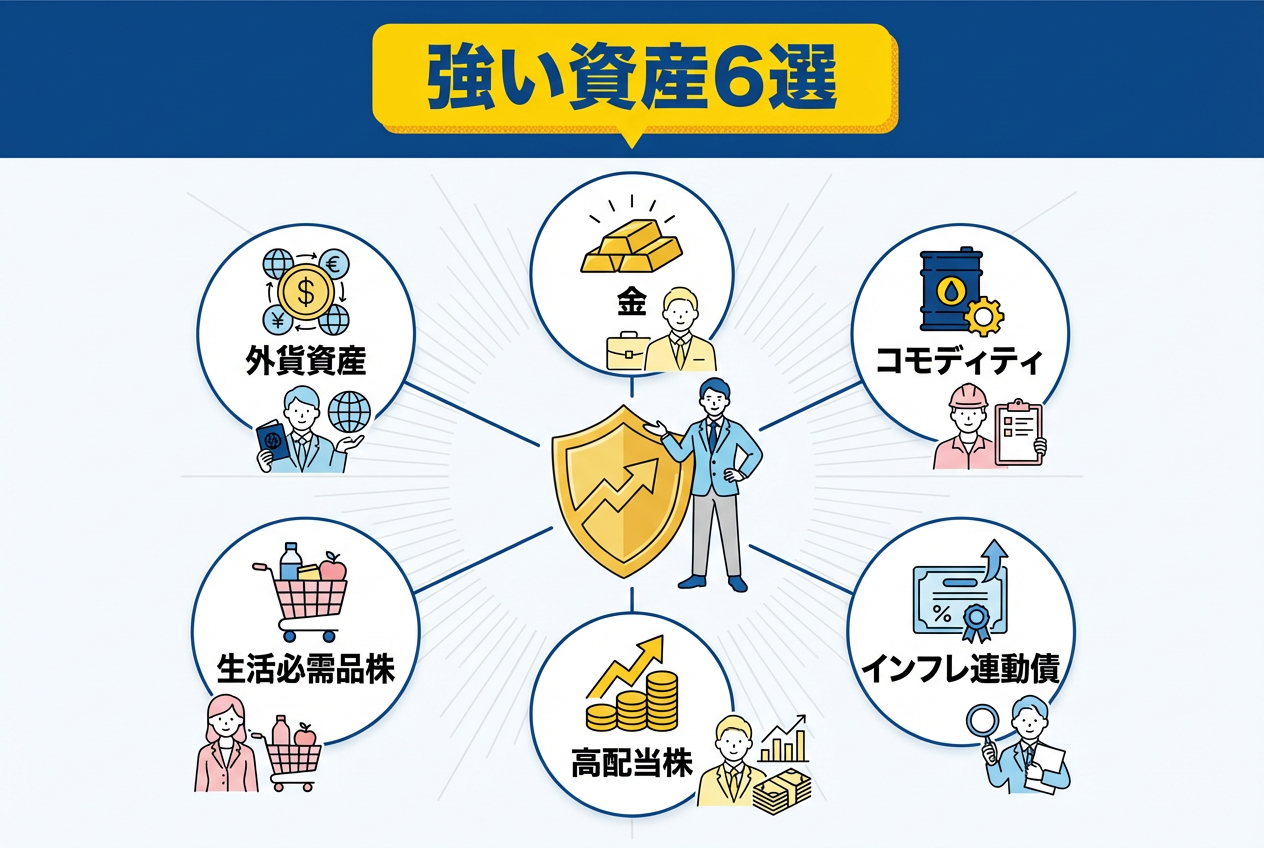 スタグフレーションに強い資産は？スタグフレーションに強い株や起きたときの資産防衛術を解説 ｜融資型クラウドファンディングによる資産運用ならLENDEX